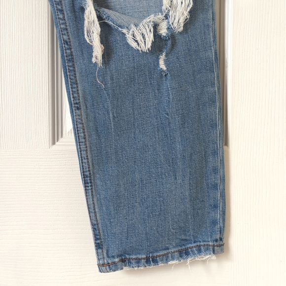 Abercrombie & Fitch Classic Distressed Medium Wash High Rise Skinny Jeans 32 - Picture 14 of 14